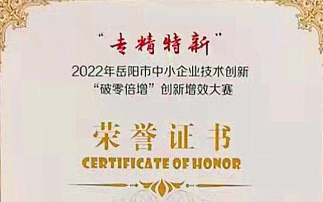 专精特新优胜奖